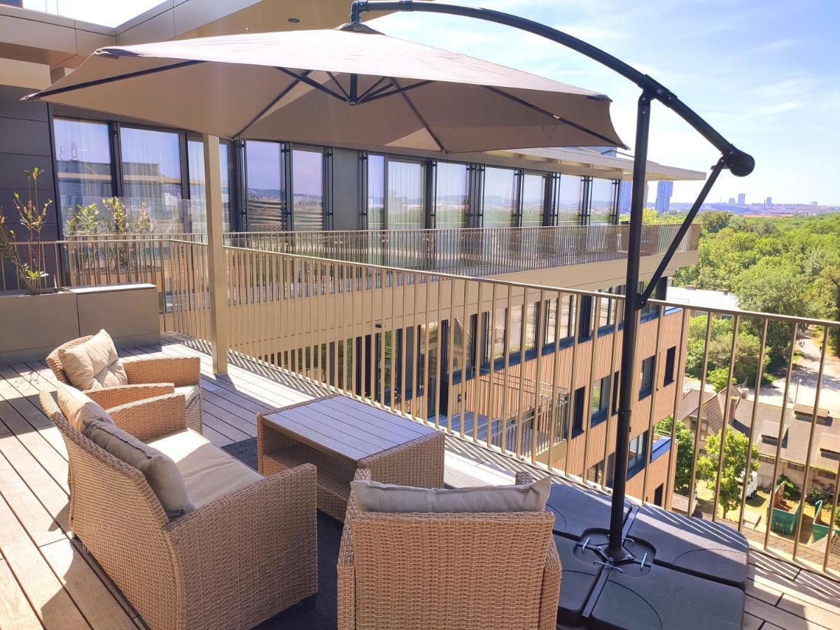 Panorama Apartment Vienna - Free Parking, Sauna & Fitness Dış mekan fotoğraf